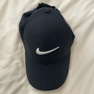 Nike Classic Black Hat with White Logo